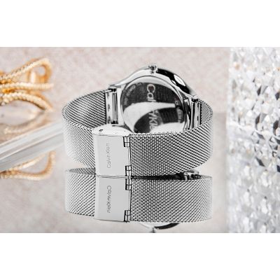 7. CALVIN KLEIN Timeless Mesh Women's Watch 25200001 + BOX