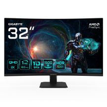 Gigabyte GS32QCA EU | 31.5" | VA | 180 Hz | 1 ms | 250 cd/m2 | HDMI ports quantity 2