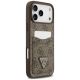 4. Guess 4G nauble Card Triangle Case for iPhone 18 Pro Max / 17 Pro Max – brown
