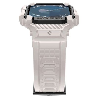 5. Spigen Rugged Armor ”Pro” Strap for Apple Watch 10 (46MM) - Beige