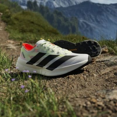 15. Women's adidas TERREX Agravic Speed 2 trail running shoes – ftwr white/core blk/imp orange size: 37_5