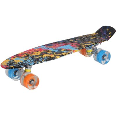 PLASTIC SKATEBOARD 22 INCHES ENERO GRAFFITI LED 1030845
