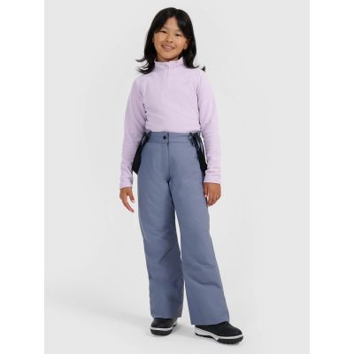 5. Girls' thermal fleece underwear (top) 4F 4FJRAW25UFLEF070-51S