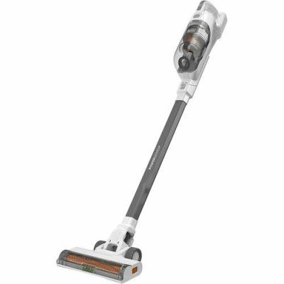 19. Black & Decker BHFEA515J Stick Vacuum Cleaner/Electric Brush Upright Vacuum Cleaner Battery Dry Cyclonic Bagless 0.5L Orange, White 1.5Ah