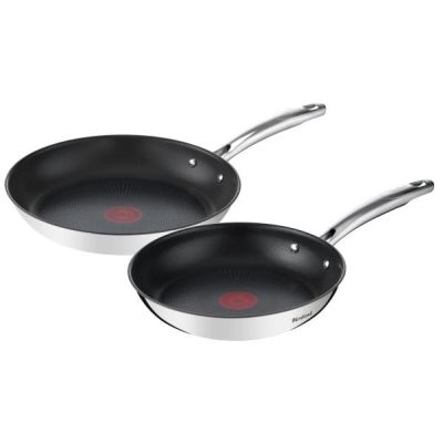 Set of 2 TEFAL Duetto+ G732S255 frying pans 24/28 cm