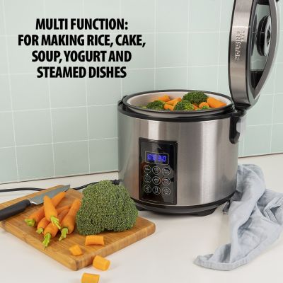 12. Tristar RK-6138 Digital Rice Cooker and Steamer 900 W 2.2 L Number of Programs 7 Gray