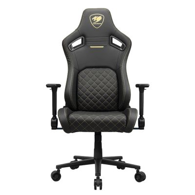 2. COUGAR CGR-DFL-GLB Gaming Chair Padded Upholstered Seat Black, Gold
