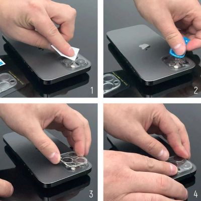 5. Wozinsky Full Camera Glass for iPhone 17 Pro Max, Black, Set of 2