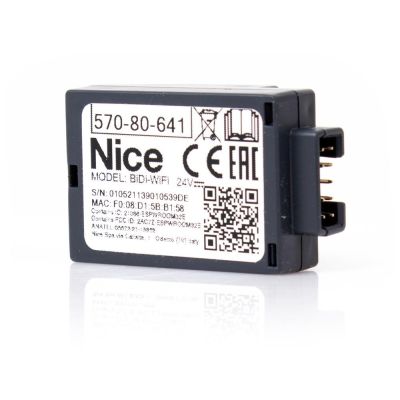 NICE BiDi WiFi programmer module for home automation systems