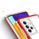 4. Clear 3in1 Case for Samsung Galaxy A13 5G Frame Gel Cover Red
