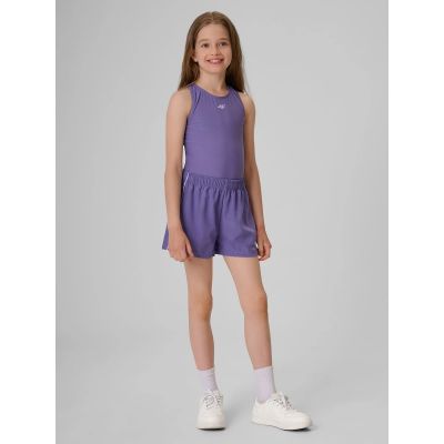 3. Girls' sports shorts 4F 4FJRSS26UBDSF248-51S