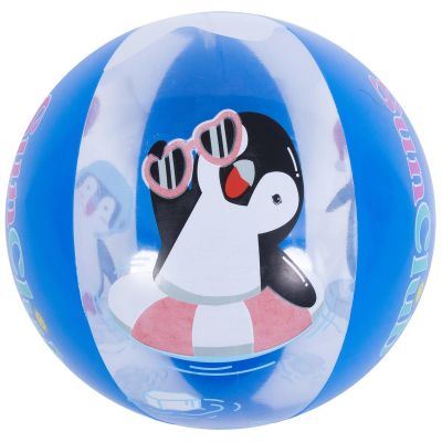 3. INFLATABLE BEACH BALL 50CM PENGUIN MAGIC INK 53060