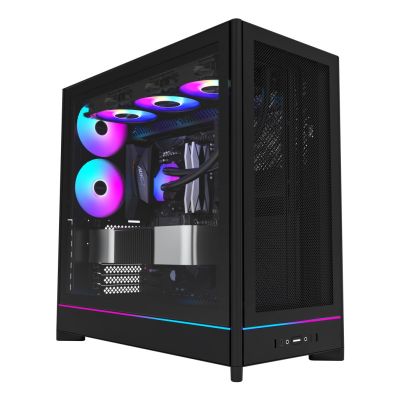 2. Montech HS01 PRO PC case, Midi-Tower, ATX, aRGB, Tempered Glass