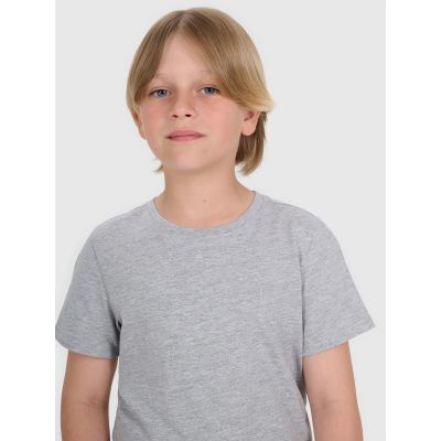 4. Boys' Plain Regular-Fit T-Shirt 4F 4FJRMM00TTSHM3254-25M