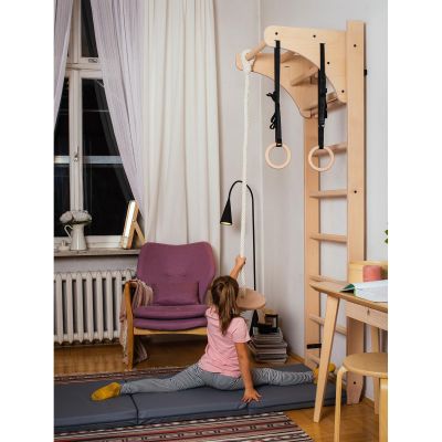 37. LADDER WITH WOODEN BAR AND ACCESSORIES BENCHK 111+A204