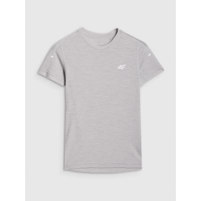 7. Women's Merino Wool Trekking T-shirt 4F 4FWSS25TFTSF1269-27S