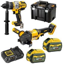 DEWALT COMBO KIT 18V DCK2016T2T (DCD999 + DCG418) 2x6.0Ah
