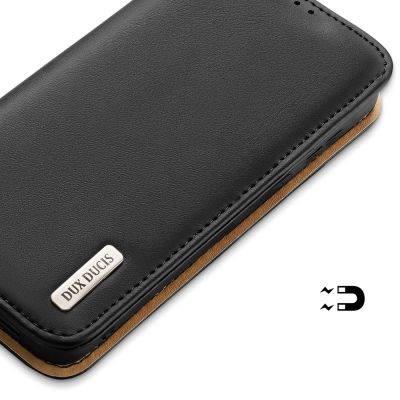 6. Dux Ducis Hivo case Samsung Galaxy S23+ flip case wallet stand RFID blocker black
