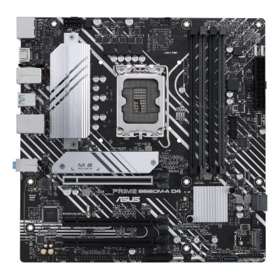 2. ASUS PRIME B660M-A D4-CSM Intel B660 LGA 1700 micro ATX