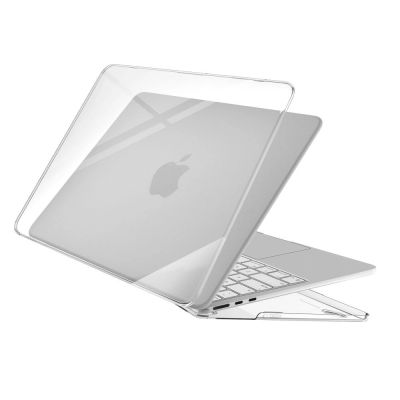4. Tech-Protect Softshell Case for MacBook Air 15" 2023 / 2024 / 2025 / 2026 - Transparent