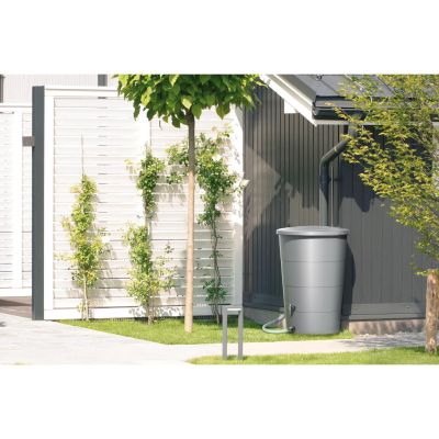 2. RAINWATER TANK SMOOTH 200L ANTHRACITE