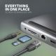 11. Axagon HMC-4KX3 Wired Docking Station USB 3.2 Gen 1 (3.1 Gen 1) Type-C Gray