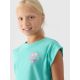 4. Girls' printed top 4F 4FJRSS24TTSHF2052-35S