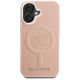 3. Karl Lagerfeld Initial & Metal Logo MagSafe iPhone 16 Case - Pink