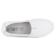 3. Women's leather slip-on shoes, white, S.Barski LR61-7051