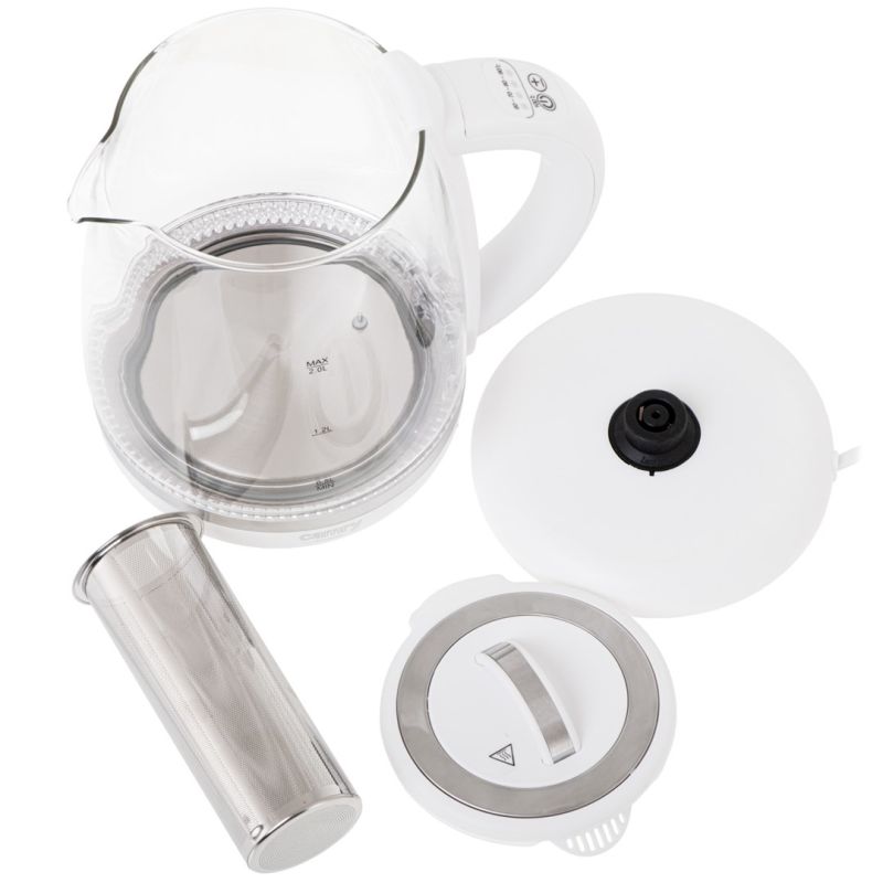 21. Electric kettle CAMRY CR 1290w white