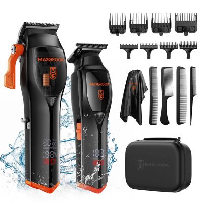 2. MAXGROOM WF-3908 multifunctional hair clipper with trimmer - black