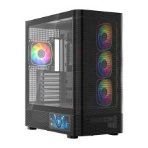 MODECOM VOLCANO AQ 400 ARGB MIDI BLACK CASE