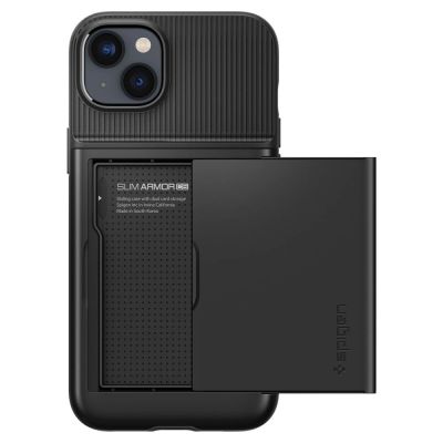 3. Spigen Slim Armor CS Case for iPhone 14 Plus - Black