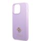 6. Guess GUHCP13LPS4MU iPhone 13 Pro / 13 6.1" purple/purple hardcase Saffiano 4G Small Metal Logo