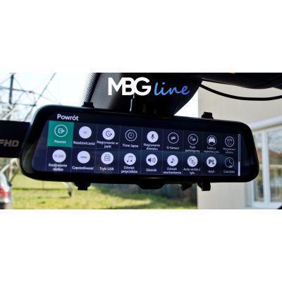 5. MBG LINE HS900 PRO Sony mirror video recorder + parking adapter