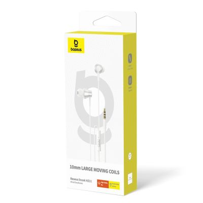 5. Baseus Encok HZ11 wired in-ear headphones with minijack - white