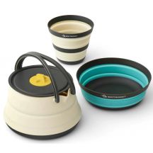 Ultralight Folding Set with Kettle SEA TO SUMMIT Frontier UL for 1 Person/3-Piece