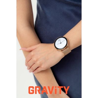 2. Smartwatch Gravity Rose Gold Strap + Bracelet GT11-8