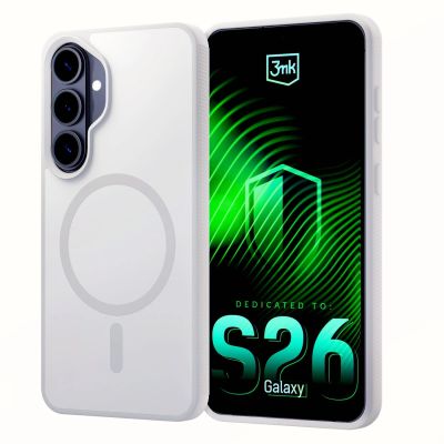 3mk Smoke MagCase for Samsung Galaxy S26 - white