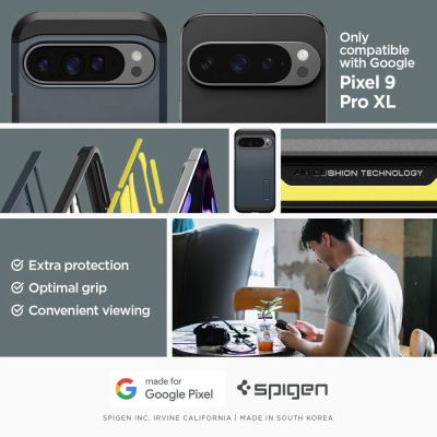 11. Spigen Tough Armor case for Google Pixel 9 Pro XL - graphite
