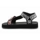 9. D.Franklin Forest High Strips Animal Print W Sandals DFSH404002-ABLA