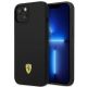 Ferrari FEHCP14MSIBBK iPhone 14 Plus 6.7" black/black hardcase Silicone Metal Logo