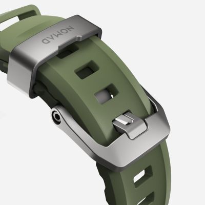 4. Nomad Rocky Point Band Natural Leather, Titanium