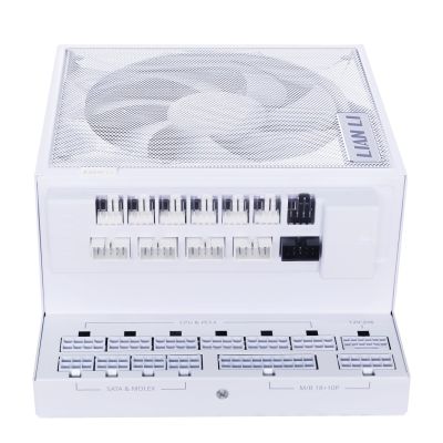 3. Lian Li EDGE GOLD 1200 80 PLUS Gold Netzteil, PCIe 5.1, ATX 3.1 - 1.200 Watt, weiß, incl. USB-Hub