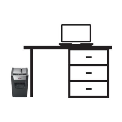8. Rexel Momentum X312-SL Slimline Shredder, 12 sheets, 23 l bin