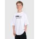 Boy's oversize T-shirt with print 4F 4FJRAW25TTSHM3065-10S