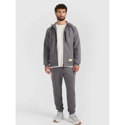 7. Men's zip-up hooded sweatshirt 4F 4FRAW25TSWSM2456-23S