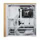 13. Lian Li Lancool 217 PC Case, Midi-Tower, ATX, Tempered Glass - White