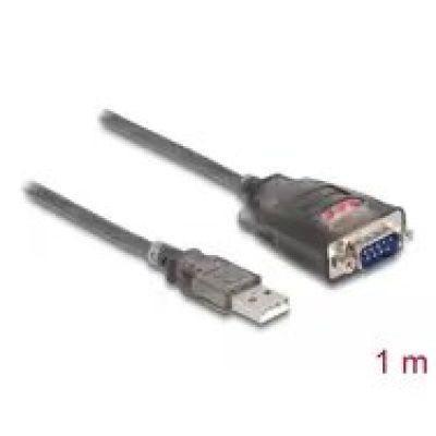 4. DeLOCK Adapter USB 2.0 Type-A to 1 x RS-232 D-Sub 9-pin serial male with screws, 3 x LED, 1 m