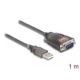 4. DeLOCK Adapter USB 2.0 Type-A to 1 x RS-232 D-Sub 9-pin serial male with screws, 3 x LED, 1 m